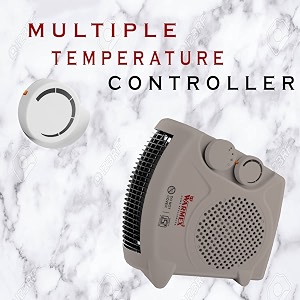 warmex home appliances 10002000 watts with dual placement electric fan heaterroom heater fh 09 beige