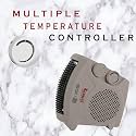 Warmex Home Appliances 1000/2000 Watts With Dual Placement Electric Fan Heater/Room Heater Fh 09 (Beige)