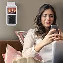 Warmex Mini Bonfire PTC Electric Room Heater for Home Winter | Fast Heating with 400 W | Easy To Carry Ideal for Bedroom and Office | Silent Operation for Small Space | Timer Mode, 180° Rotating