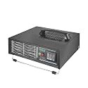 WARMEX HOME APPLIANCES Portable Electric Room Fan Heater for Winter with Quick Heating 2 Heat Settings 1000W/2000W, Easy to Move, Ideal for Home, Office &amp; Small Spaces, Black