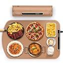 Warming Mat for Food, VEPOKA Food Warmer Mat for Countertop, Electric Warming Tray with 7 Temp Levels & Auto Shut-Off, Food Warmers for Parties, Ideal Gift for Kitchen & Buffet Use
