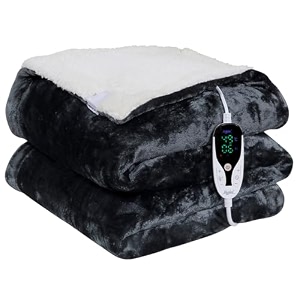 warmland bis certified isi mark approved platinum range digital electric bed warmerblanketthrow6034x9034 - single 1 to 12 hr automanual cutoff  digital display temp control 5 year warranty