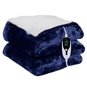warmland bis certified isi mark approved platinum range digital electric bed warmerblanketthrow6034x9034 - single 1 to 12 hr automanual cutoff  digital display temp control 5 year warranty