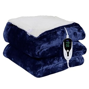warmland bis certified isi mark approved platinum range digital electric bed warmerblanketthrow4034x6034 - single 1 to 12 hr automanual cutoff  digital display temp control 5 year warranty