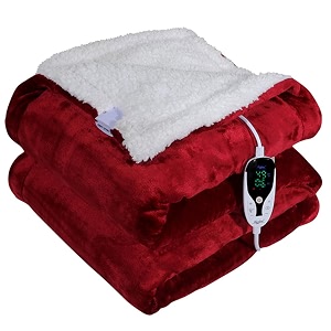 warmland bis certified isi mark approved diamond range digital electric bed warmerblanketthrow9034x9034 - double 1 to 12 hr automanual cutoff  digital display temp control 5 year warranty