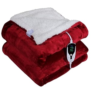 warmland bis certified isi mark approved platinum range digital electric bed warmerblanketthrow6034x9034 - single 1 to 12 hr automanual cutoff  digital display temp control 5 year warranty