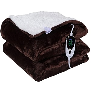 warmland bis certified isi mark approved platinum range digital electric bed warmerblanketthrow4034x6034 - single 1 to 12 hr automanual cutoff  digital display temp control 5 year warranty