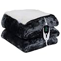Warmland® BIS Certified ISI Mark Approved Platinum Range Digital Electric Bed Warmer/Blanket/Throw|60"X90" - Single| |1 to 12 Hr Auto/Manual Cutoff | Digital Display Temp Control| 5 Year Warranty