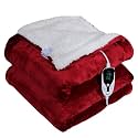 Warmland® BIS Certified ISI Mark Approved Platinum Range Digital Electric Bed Warmer/Blanket/Throw|40"X60" - Single| |1 to 12 Hr Auto/Manual Cutoff | Digital Display Temp Control| 5 Year Warranty