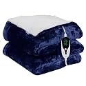 Warmland® BIS Certified ISI Mark Approved Platinum Range Digital Electric Bed Warmer/Blanket/Throw|60"X60" - Double| |1 to 12 Hr Auto/Manual Cutoff | Digital Display Temp Control| 5 Year Warranty