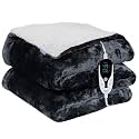 Warmland® BIS Certified ISI Mark Approved Platinum Range Digital Electric Bed Warmer/Blanket/Throw|40"X60" - Single| |1 to 12 Hr Auto/Manual Cutoff | Digital Display Temp Control| 5 Year Warranty