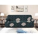 Warmland Four Seater Polyester Sofa Cover Big Elasticity for Couch Flexible Stretch Sofa Slipcover (Dark Green, 230-300 cm)