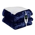 Warmland® BIS Certified ISI Mark Approved Diamond Range Digital Electric Over Blanket/Throw/Bed Warmer|60"X90" - Single| |1 to 12 Hr Auto/Manual Cutoff | Digital Display Temp Control| 5 Year Warranty