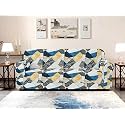 Warmland Two Seater Polyester Sofa Cover Big Elasticity for Couch Flexible Stretch Sofa Slipcover (Multi, 145-185 cm)