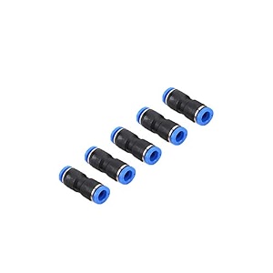 warp pneumatic connector 5 pieces vacuum pu parts speed quick fittings metric equal air line straight push connectors 8 mm