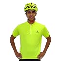 TRIUMPH Warrior Mens Cycling Jersey Half Zipper Jersey Short Sleeve T-Shirt & 3-Rear Pockets with Reflective Logo