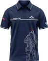 WARRIOR WORLD Graphic Print Men Polo Neck