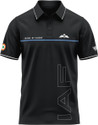 WARRIOR WORLD Typography Men Polo Neck Black
