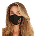 Washable Face Mask with Non-Adjustable Ear Loops & Nose Wire