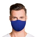 Washable Face Mask with Non-Adjustable Ear Loops & Nose Wire