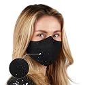 Washable Face Mask with Non-Adjustable Ear Loops & Nose Wire