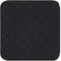 Washable Incontinence Pad 2 Pack, Waterproof Incontinence Chair Mats, Anti-Slip Reusable Incontinence Protector, Washable Seat Pad, Incontinence Chair Pad Washable 2 Pack (Black,56*53cm)