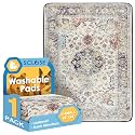 SCLOSE Washable Pee Pad for Dogs, 32" x 24" Reusable Puppy Pads Waterproof Dog Rugs, Super Absorbent, Leakproof, Dog Crate Pad, Playpen Mat, Whelping Pads, Vintage Medallion