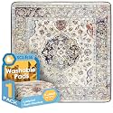 SCLOSE Washable Pee Pad for Dogs Extra Large, 72" x 72" Reusable Puppy Pads Waterproof Dog Rugs, Super Absorbent, Leakproof, Dog Crate Pad, Playpen Mat, Whelping Pads, Vintage Medallion