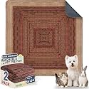 Washable Pee Pads for Dogs 54"x54" 2 Pack Reusable Puppy Potty Pad