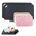LUFTPETS Guinea Pig Cage Liners 5 Pcs, Washable C&amp;C 2X4 Pads &amp; Fleece Mats