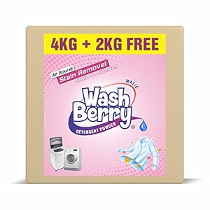 matic front load amp top load detergent washing powder with advance formula 4 kg with 2 kg free pack of 1