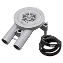 Washer Drain Pump and Belt Kit Compatible with Speed Queen Top Load Washer, Belt & Pump Fit for Huebsch, UniMac and IPSO Washers (Post-2008 Models), Replaces RB150003, 201566P, 38174