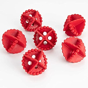 washing machine ball laundry dryer ball durable cloth cleaning ball- multicolor pack of 18