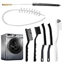 Washing Machine Cleaning Brush Set, Front Load Washer Machine Cleaner Accessories, Drum Laundry Cleaner Brush Household Cleaning Tools for Bathroom, Shower & Kitchen (6 Pcs)