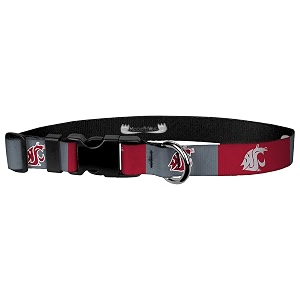 washington state redgray box logo wear adjustable collar 134large