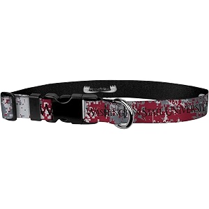 washington state redgray digi wear adjustable collar 134medium