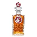 Washington State University Heritage Decanter with 3D Stopper | 25 OZ Liquor Pourer | Expertly Crafted Pewter Glass