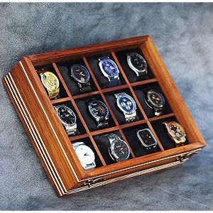 Watch box for women men Wooden