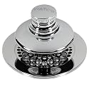 Watco Universal NuFit Push Pull Stopper, Silicone, 3/8 in. to 5/16 in. Combo Pin, Friction Pin, Grid, Universal Bath Tub Drain Stoppers, Easy Install, Hair Catcher, Replacement Tub Drain, Chrome