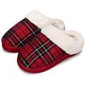 WateLves Girls Slippers Toddler Kids Plush Sequin Slip On Slippers Memory Foam Warm House Shoes for Indoor Outdoor