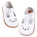 WateLves Toddler Little Girls Mary Jane Wide Dress Shoes Ballet Flats for Party School Wedding