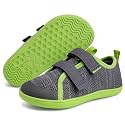 WateLves Toddler Little Kids Wide Barefoot Shoes The First Walking Shoes Girls Boys Breathable Zero Drop Minimalist Sneakers with Wide Toe Box Natural to Grow