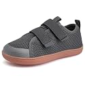 WateLves Toddler Little Kids Wide Barefoot Shoes The First Walking Shoes Girls Boys Breathable Zero Drop Minimalist Sneakers with Wide Toe Box Natural to Grow