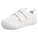 WateLves Toddler Little Kids Wide Barefoot Shoes The First Walking Shoes Girls Boys Breathable Zero Drop Minimalist Sneakers with Wide Toe Box Natural to Grow