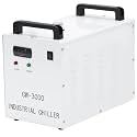 Water Chiller,CW-3000 Industrial Water Chiller 9L,Water Cooling System,Thermolysis Type Water Cooling Chiller Machine for 60W 80W Laser Engraving Machine