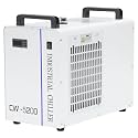 Water Chiller, Industrial Water Chiller 9L,Water Cooling System,Thermolysis Type Water Cooling Chiller Machine for 60W 80W Laser Engraving Machine (CW-5200W)