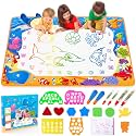 Water Doodle Mat - Kids Color Painting Toy, Gift Set for Toddlers 2-7