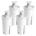 4-Pack Water Filter Replacement for Brita Brittany Pitchers and Dispensers, OB03, 0B03, Metro, Filter OB03 by APPLIANCEMATES