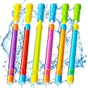 Water Gun Squirt Toys for Kids Adults Shoot Up to 40 Feet 6 Pack