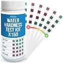 Water Hardness Test Strips, 150 Tests – No More Guessing: 5-Pad Color Chart for Accurate Results – Hard Water Test Kit for Home, Well, Pool, Spa & Softener
